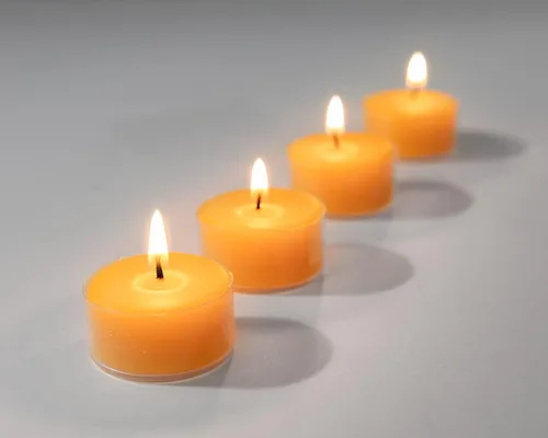 Vista 2 de The Beeswax Co - Velas de cera de abejas ligeras, perfumadas a miel natural, para el hogar, larga duración y ecológicas, mecha de algodón