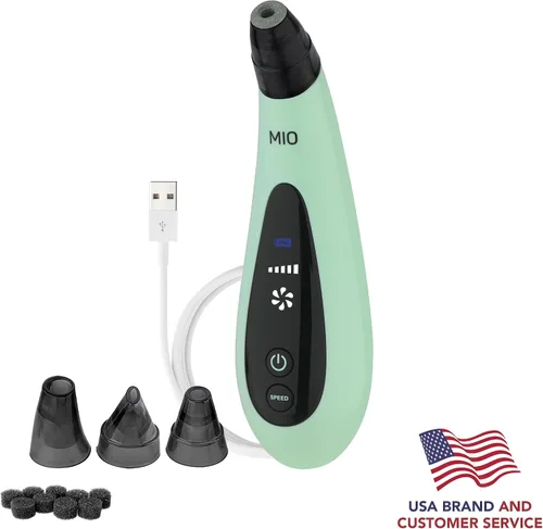 Vista 9 de Spa Sciences MIO Diamond Microdermabrasion - Removedor de puntos negros, herramienta de succión de poros, recargable, sistema de rejuvenecimiento
