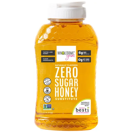 Vista 13 de Wholesome Yum Sustituto de miel cero azúcar (paquete de 2) – Alternativa natural de miel sin azúcar con fruta de monje y alulosa – Cero