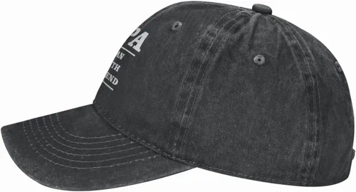Vista 2 de Papa The Man The Myth The Legend Unisex Baseball Cap Adjustable Dad Hat Denim Hat Trucker Hat
