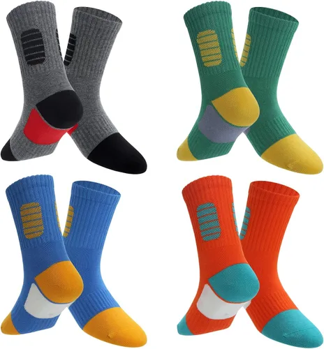 Vista 6 de HUMAN FEELINGS Just Wrestle - Calcetines tejidos de media pantorrilla Tallas para jóvenes y adultos, calcetines de baloncesto, fútbol, deportes al