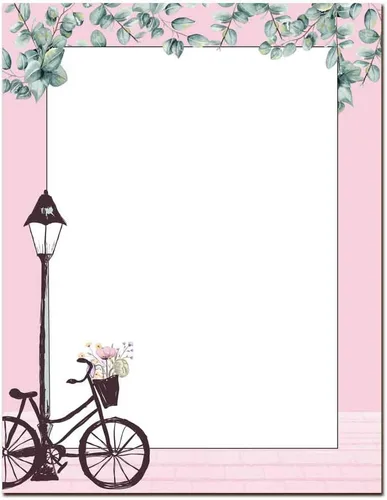 Vista 2 de Confetti Flowers - Papel para impresora láser y inyección de tinta con membrete, paquete de 25