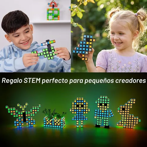 Vista 8 de TOSY Cubo Magnético 4x4 - 70 Bloques, 560 Imanes, Multiuso: Bloques de Construcción Creativos, Fidget Spinner Transformable, Rompecabezas/Cubo Cubo