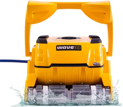 Vista 13 de Dolphin Wave 80 Aspiradora Robótica Automática para Piscinas Incluye Control Remoto y Carrito, Cepillo Limpiador de Línea de Flotación, Ideal