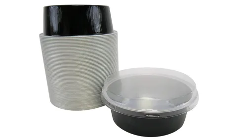 Vista 9 de KitchenDance - Vasos desechables de aluminio de 5 onzas, de colores, para hornear #A41- Paquete de 100