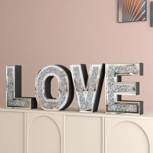 Vista 2 de SHYFOY Letrero de amor para decoración de pared para el hogar, decoración