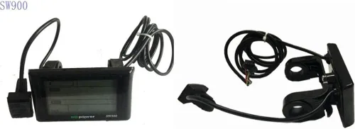 Vista 4 de NBPOWER Controlador de motor CC sin escobillas 72V 40Amax Controlador Ebike Controlador de bicicleta +72V SW900 Pantalla LCD Un conjunto, utilizado
