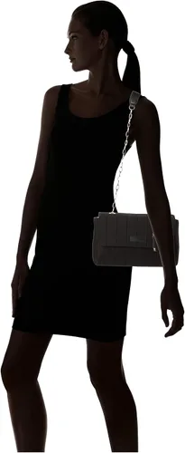 Vista 6 de AK Anne Klein Sport - Body de neopreno con solapa, color negro, Negro