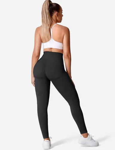 Vista 5 de YEOREO Vivien - Leggings de entrenamiento para mujer, cintura alta, levantamiento de glúteos, contorno de sonrisa, sin costuras, pantalones de yoga