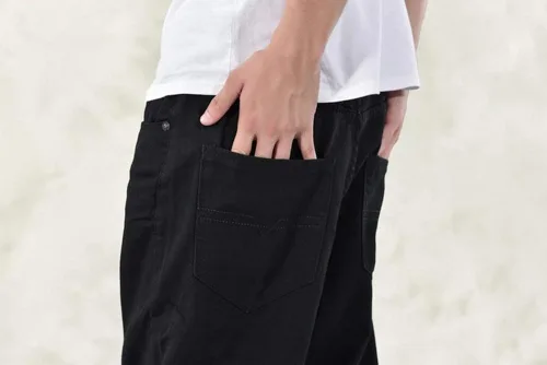 Vista 6 de Arlita pantalones vaqueros holgados para hombre con pierna recta