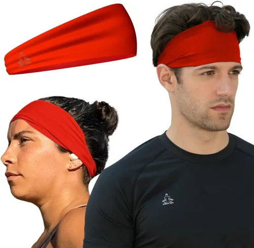 Vista 21 de Bandas de sudor Temple Tape - Diademas de entrenamiento para mujeres y hombres - Bandas de sudor para hombres - Bandas de sudor para deportes