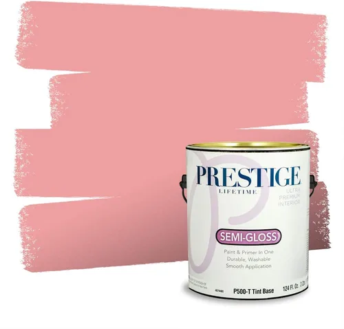 Vista 149 de Prestige Paints Pintura exterior e imprimación en uno, 1 galón, plano, coincidencia comparable de Valspar* Amber Rose*