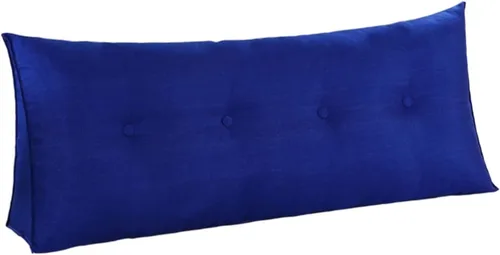 Vista 5 de Almohada de cuña para dormir, cojín grande con funda de almohada extraíble, cojín triangular para soporte de espalda para cama o sofá tamaño King