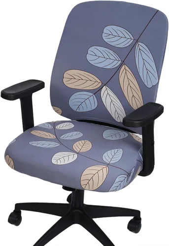 Vista 36 de Melaluxe Funda para silla de oficina de computadora, funda universal protectora y elástica para silla giratoria elástica