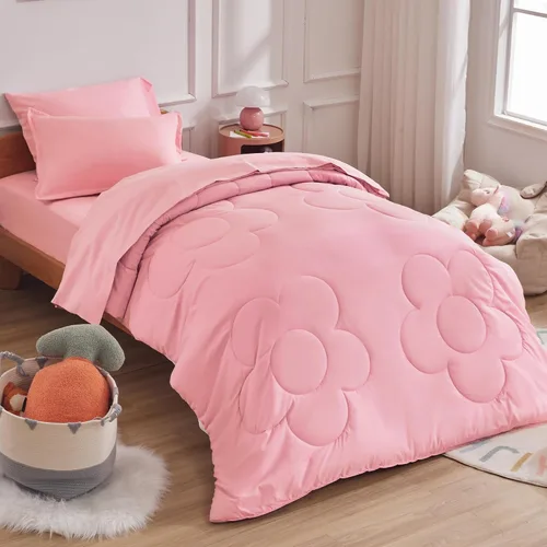 Vista 27 de SLEEP ZONE Juego de edredón de 5 piezas para niños, tamaño individual, súper lindo y suave, ropa de cama para niños en una bolsa, juego de 5 piezas
