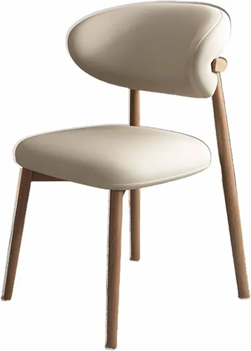 Vista 35 de Solid Wood Dining Chairs Kitchen Chairs Set of 2 Mid Century Modern Dining Chairss with Wooden Frame and Upholstered, Armless, Cafe Casual Chairss