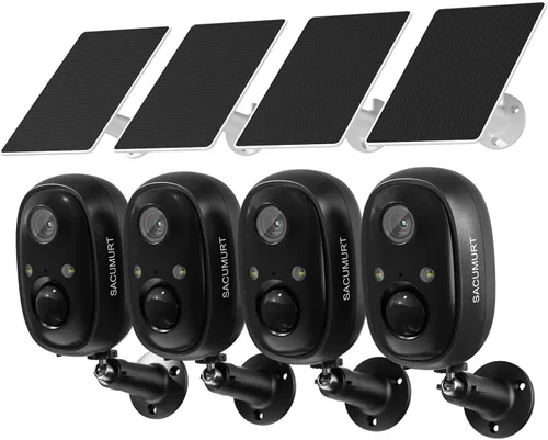 Vista 11 de Cámaras de seguridad inalámbricas para exteriores, almacenamiento en la nube gratuito, cámara WiFi de 2.4 GHz inalámbrica para exteriores, cámaras