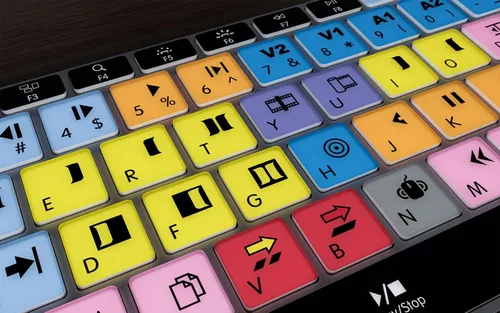 Vista 6 de KB Covers Avid Media Composer - Teclado para Mac, aluminio retroiluminado