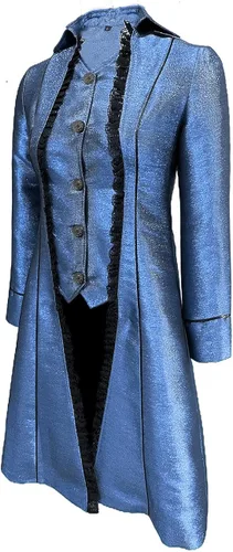Vista 4 de VOREING Chaquetas piratas steampunk para mujer, estilo gótico, príncipe victoriano, abrigo