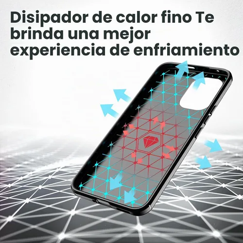 Vista 5 de Funda diseñada para Xiaomi Poco X8 Pro Max, TPU flexible [textura cepillada] [antideslizante] protección militar a prueba de golpes, funda delgada