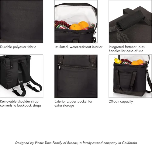 Vista 6 de PICNIC TIME NCAA Montero - Bolsa térmica unisex para adultos