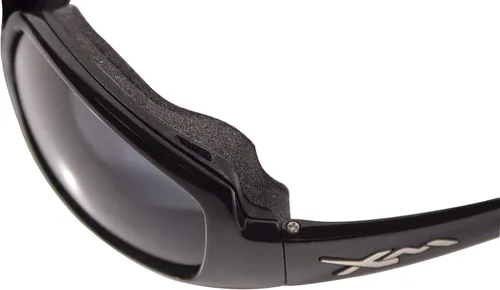 Vista 7 de Wiley X Airrage - Marco negro brillante con lentes de espejo polarizadas