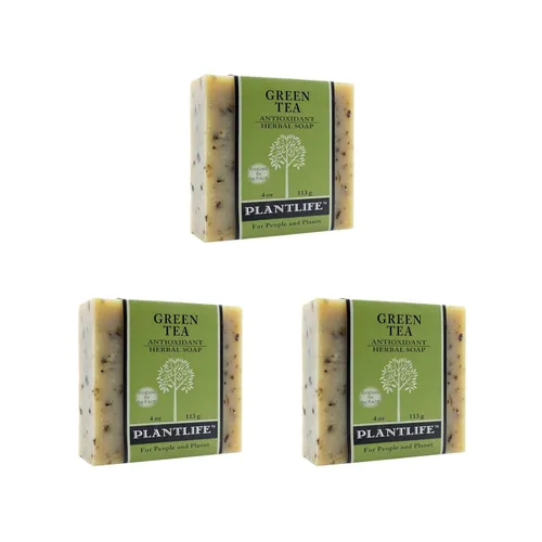 Vista 41 de Plantlife Ambrosia - Jabón hidratante y calmante para tu piel, hecho a mano con ingredientes a base de plantas, hecho en California en barra de 4