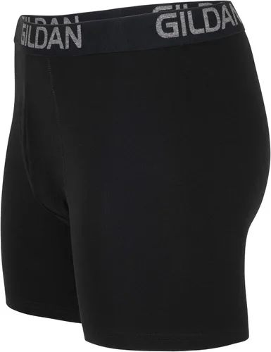 Vista 4 de Gildan - Calzoncillos tipo bóxer elásticos de algodón para hombre, paquete múltiple