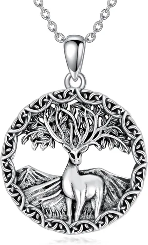 Vista 9 de ROMANTIC WORK - Collar de amuleto para el día del padre, plata de ley 925, colgante de estrella de David, Jesús eslavo, rueda de sol Alá, joyería