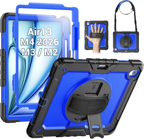 Vista 21 de SEYMAC para iPad mini 5/ Mini 4 Funda de 7.9 Pulgadas, Funda Protectora de Cuerpo Completo Resistente a Golpes con Protector de Pantalla, Soporte
