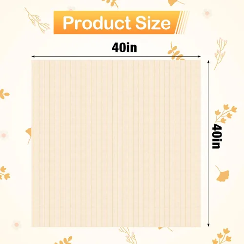 Vista 6 de Tela de Tufting Grande de 40" × 40" con Líneas Marcadas - Tela de Monje Primaria para Aguja de Punzón para Alfombra DIY - Pistola de Tufting