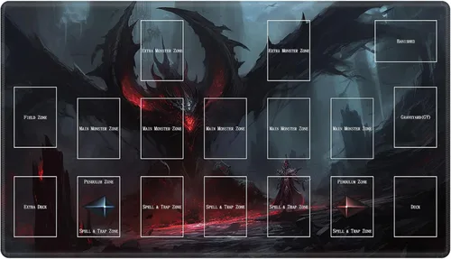 Vista 42 de Alfombra de juego con zonas para juego de cartas MTG, alfombras de juego de mesa, alfombras de juego de mesa de Magic, 61x35.5 cm, alfombra de juego