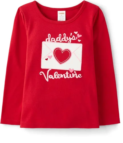 Vista 5 de Gymboree Camisetas de manga larga con gráficos bordados para niñas y niños pequeños Cascanueces de Navidad
