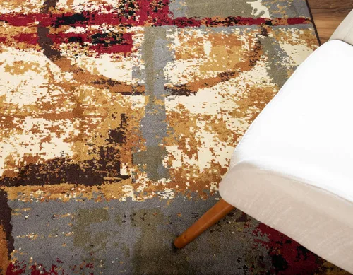 Vista 5 de Unique Loom Barista Collection - Alfombra de área Catuai (2' 2" x 3' 1" Rectángulo, Multi/ Marrón)