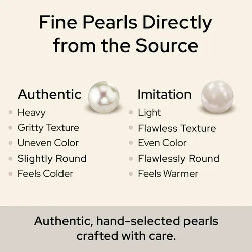 Vista 9 de The Pearl Source 9-10mm 14K Gold Plated Sterling Silver Cultured Pearl Tessa Ring for Women