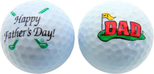 Vista 4 de Westman Works Juego de 2 pelotas de golf para el día del padre, regalo para papá golfista #1