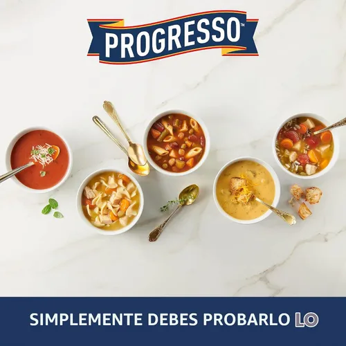 Vista 7 de Progresso Vegetable Classics - Sopa enlatada de tomate y albahaca, sin