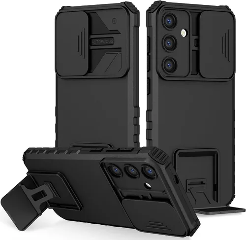 Vista 54 de Funda compatible con Samsung Galaxy M13 5G/A04 Dimensional Soporte Ventana Corredera Teléfono Móvil Funda Protectora a Prueba de Golpes para Samsung