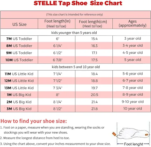 Vista 6 de Stelle Tap Shoes for Girls Boys PU Leather Black Non-Slip Dance Shoes for ToddlerLittle KidBig Kid