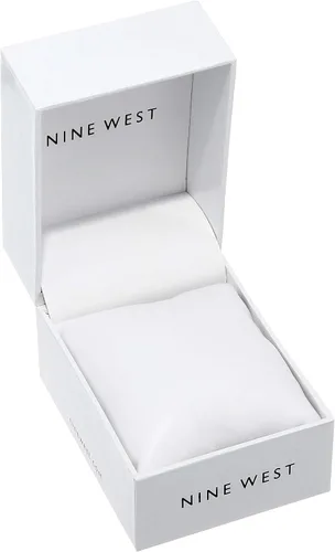Vista 5 de Nine West Reloj de pulsera de goma para mujer, NW2782