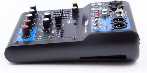 Vista 5 de EMB MX06BT 99 DSP 6-Channel Audio Mixer Consola de mezcla MP3 Sound Desk con Bluetooth