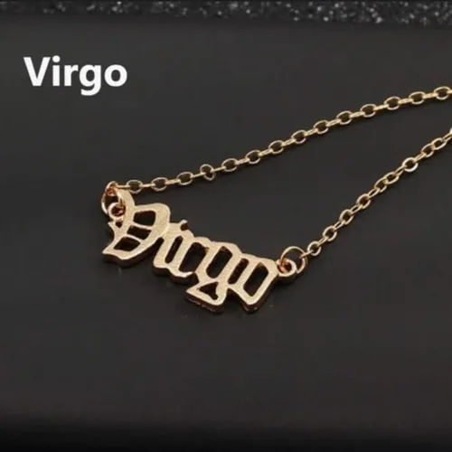 Vista 2 de Shulemin Collares para mujer, joyería de moda, regalo de San Valentín, collar creativo de doce constelaciones, collar de cadena de clavícula, collar