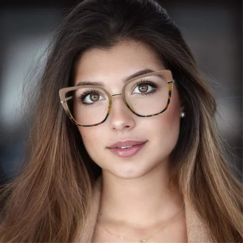 Vista 2 de Gafas de lectura bifocales para mujer, lentes transparentes con bloqueo de luz azul, lentes ajustables para mujer