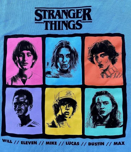 Vista 2 de Epic Games Stranger Things Juniors Camiseta de algodón para mujer joven