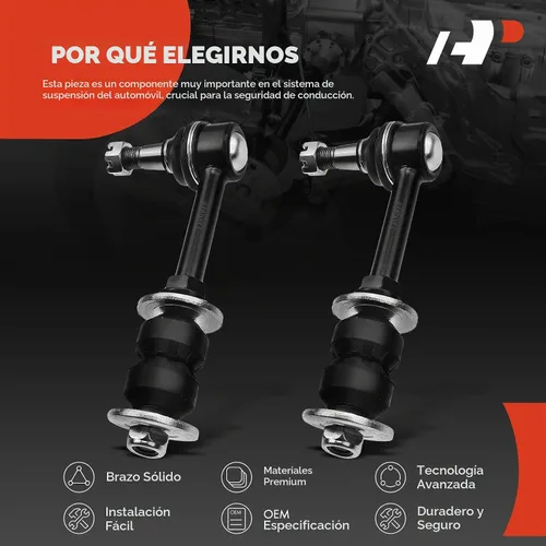 Vista 6 de A-Premium 2 x Enlace de Barra Antivuelco Delantera, Enlace de Barra Estabilizadora, Compatible con Dodge Ram 1500 2000-2001, Ram 2500 2000-2002, Ram
