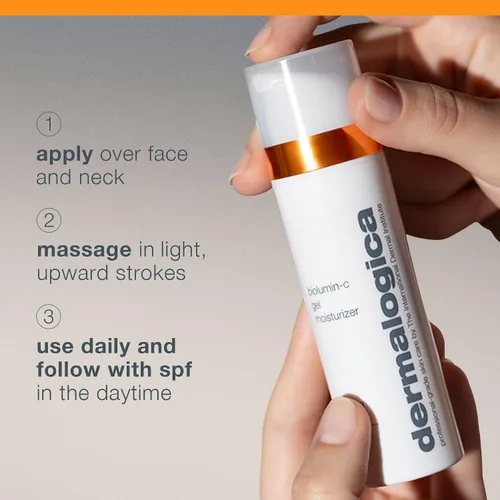 Vista 9 de Dermalogica Biolumin-C Gel Hidratante, 1.7 Fl Oz Ácido hialurónico, vitamina C, aumenta la luminosidad, ilumina e hidratación sin