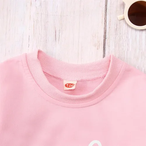 Vista 3 de MODNTOGA Suéter casual de manga larga con cuello redondo y estampado de corazón para mujer, diseño de corazón, para el día de San Valentín
