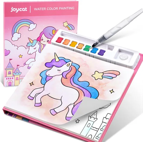 Vista 17 de JoyCat Libros de pintura con agua para colorear para niños pequeños, juegos de pintura de acuarela para niños de 3 a 5 años, 4 a 8 años, actividades