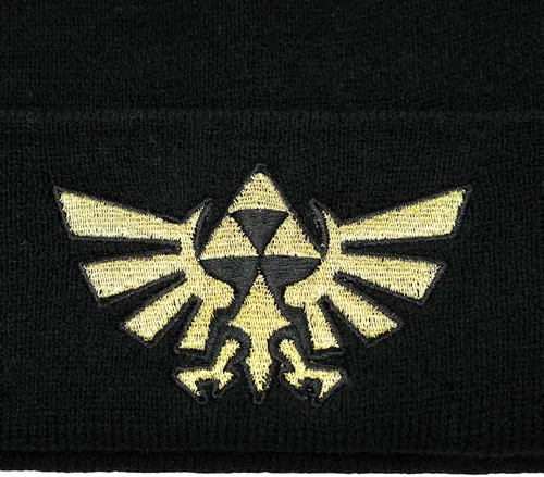 Vista 2 de Bioworld Legend of Zelda Triforce - Gorro de punto, Multi colorido