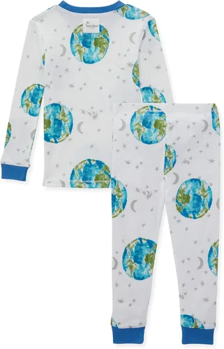 Vista 2 de Burts Bees - Conjunto de pijama para bebé camiseta y pantalón de 2 piezas 100 algodón orgánico
